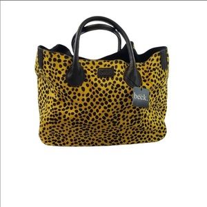 NWT Beck Animal Print bag